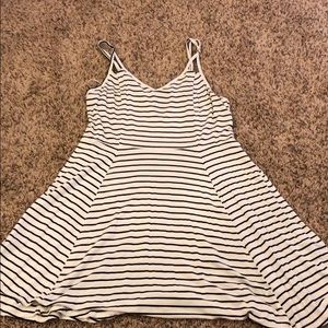 Striped tank top dress
